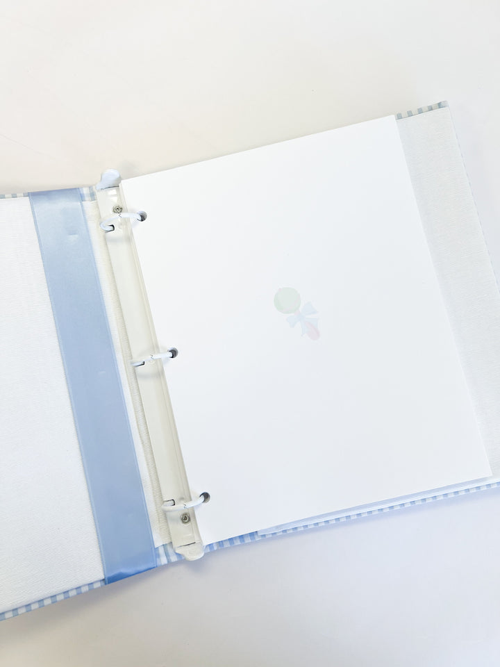 Monogram Baby Book w/ Satin Bow