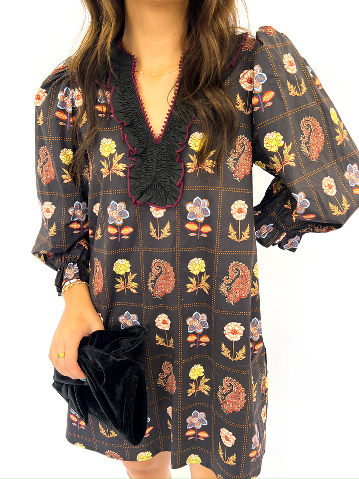 Black Lucille Mix Dress