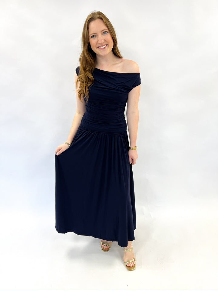 Larson Drop Waist Maxi Dress