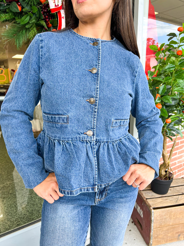 Denim Abigayle Blazer