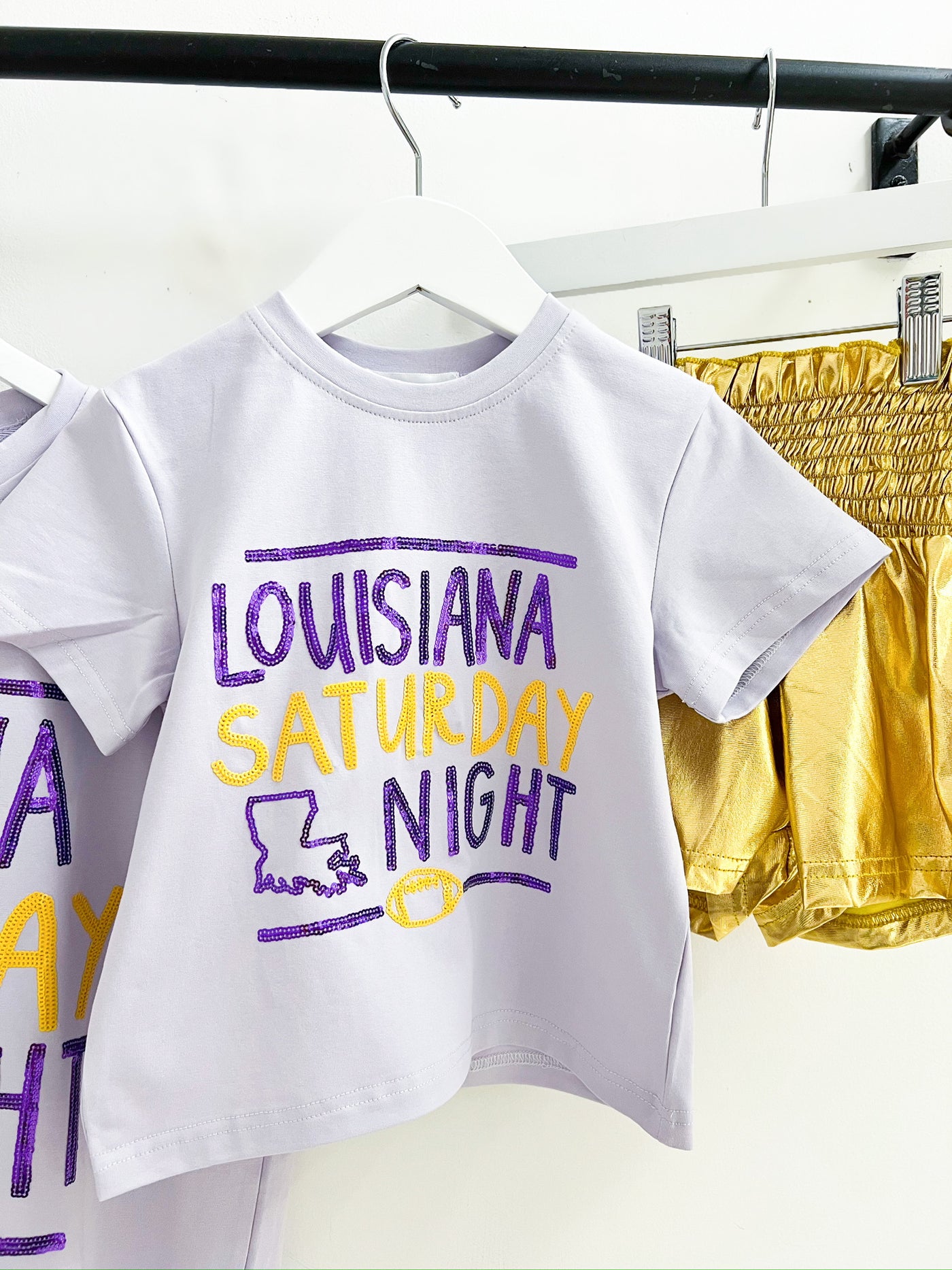 Louisiana Saturday Night Girls Top