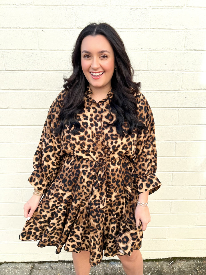 Leopard Wild Mini Dress