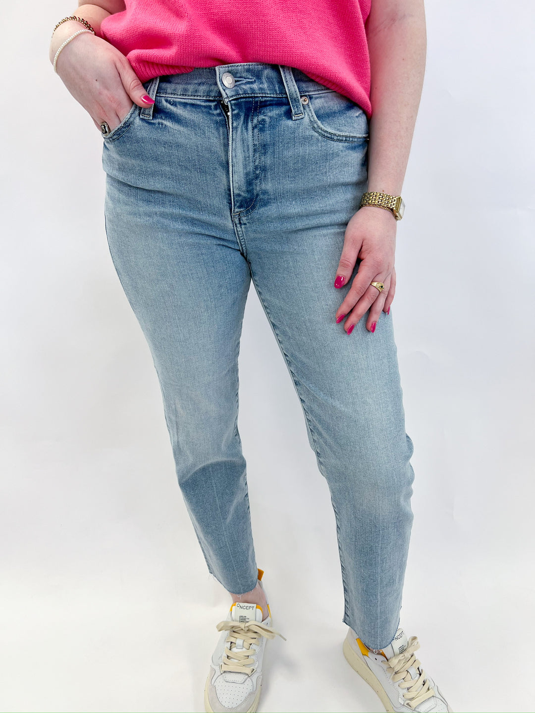 Strive Monroe High Rise Cigarette Crop