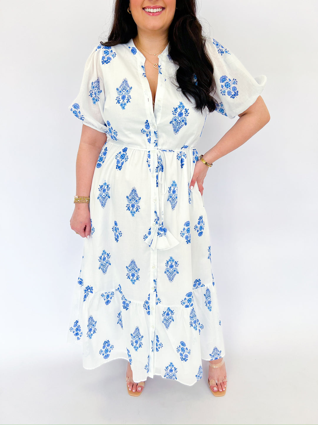 Yila Floral Beth Midi Dress