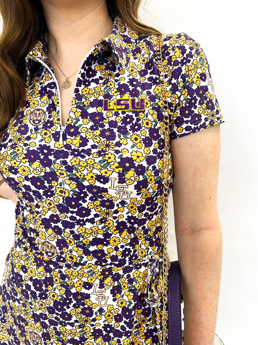 LSU Floral Ivy Dress