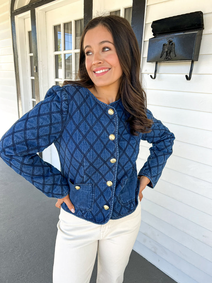 Denim Stitch Novelty Jacket