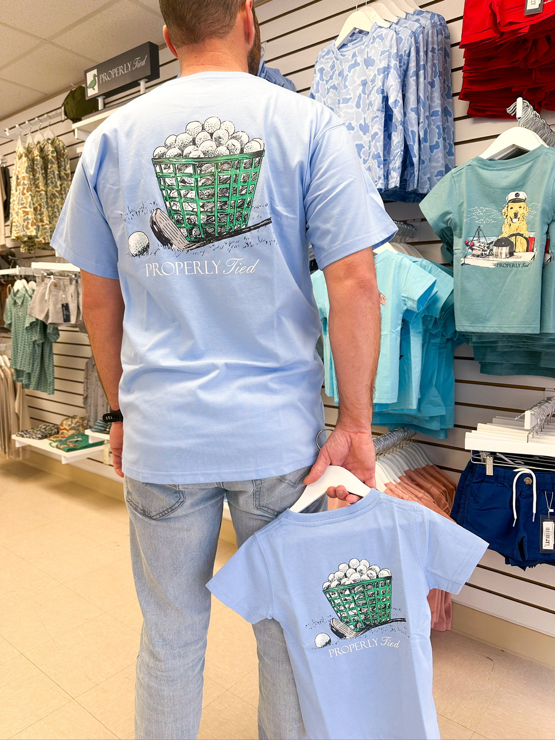 Range Light Blue Mens Tee