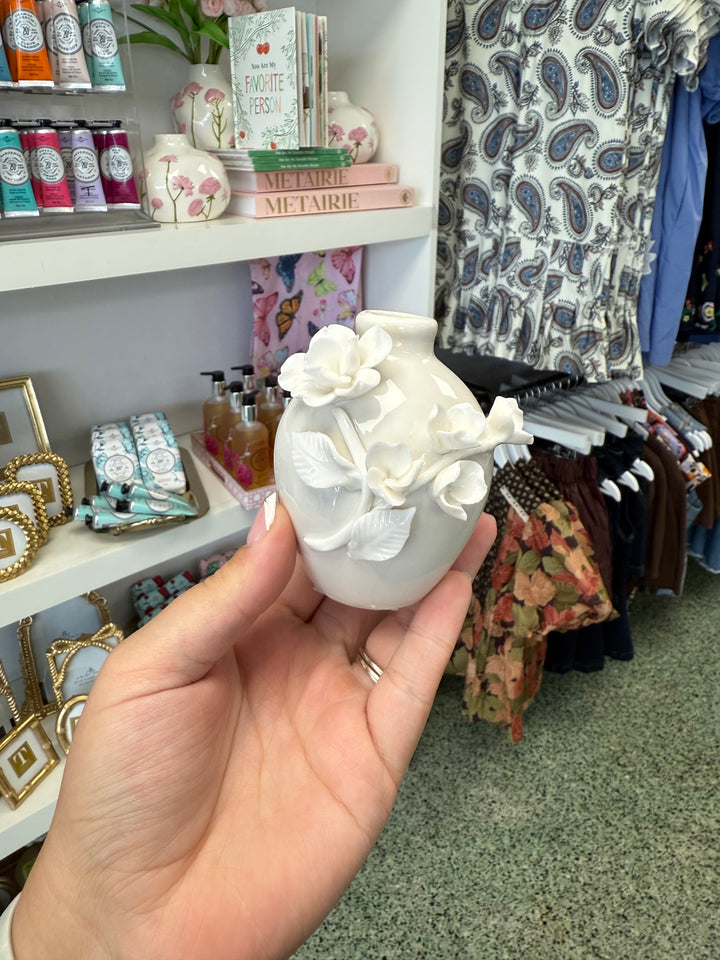 3-D Sculpted Flower Vase