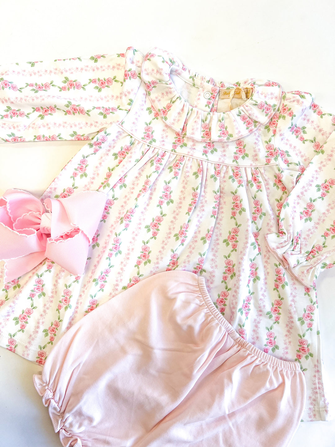 Sweet Roses Blouse & Bloomer Set
