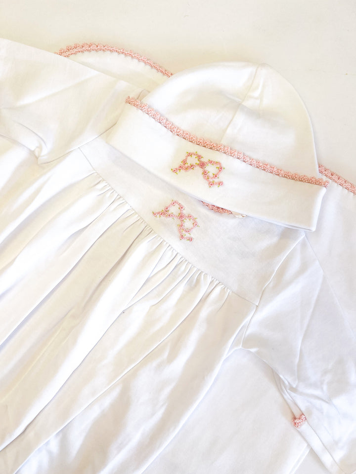 Pretty Bows Gown & Hat Set