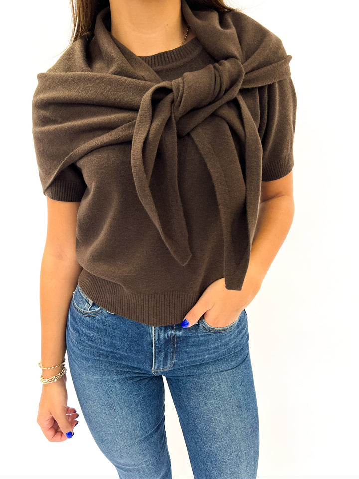 Hermia Dark Espresso Sweater