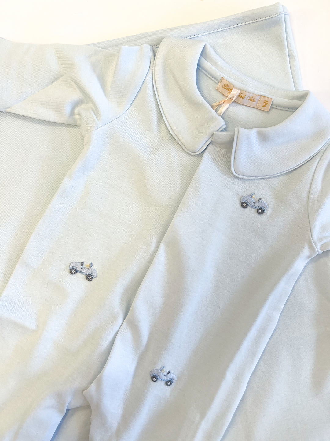 Car Embroidered Footie