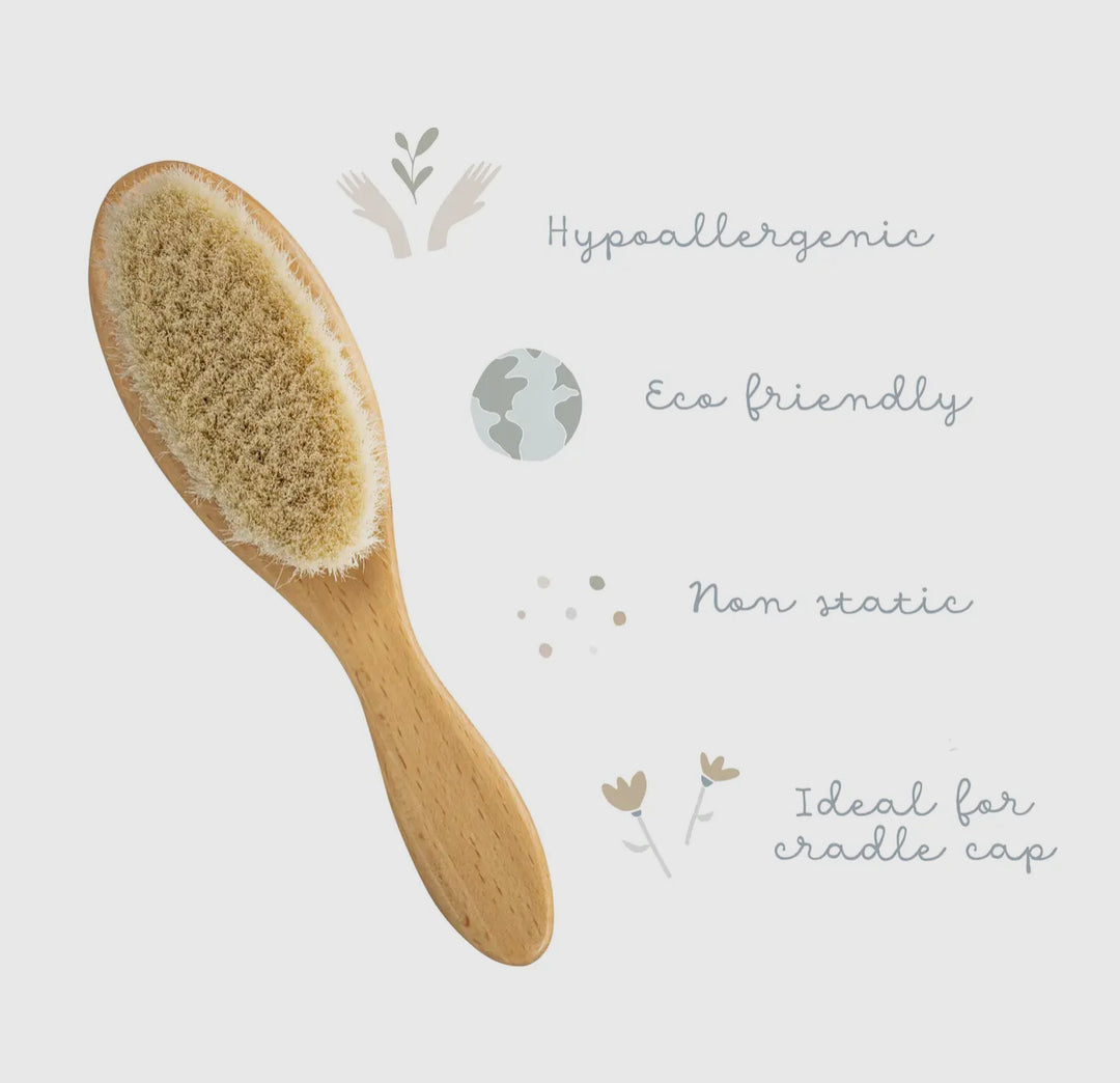 Wooden Baby Hair Brush