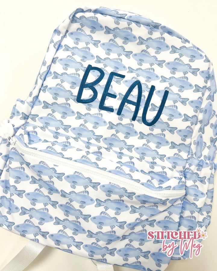 Personalizable Coated Backpack