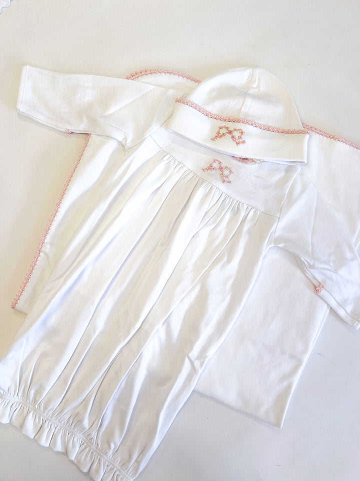 Pretty Bows Gown & Hat Set