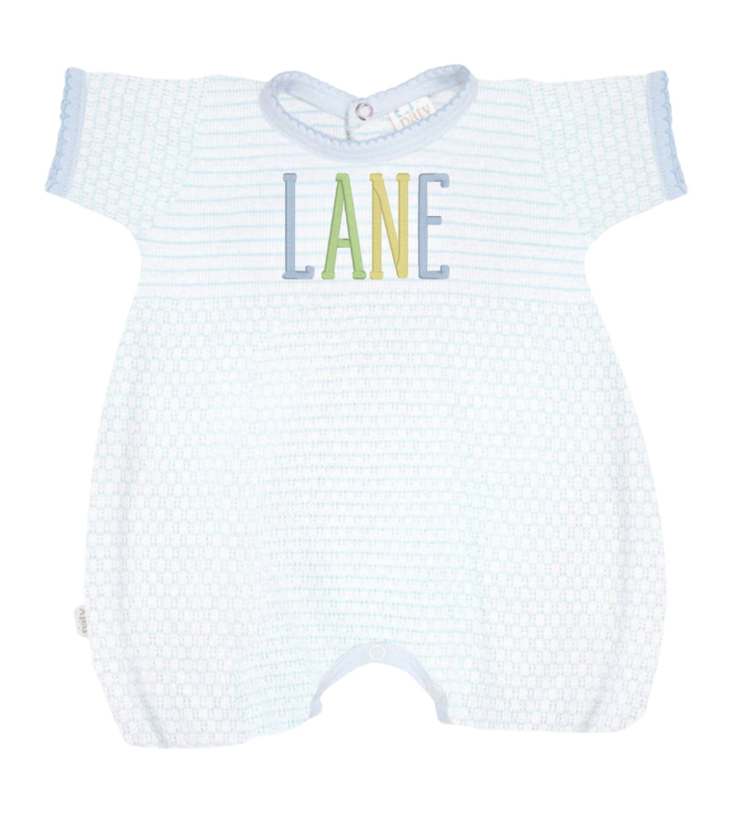 Blue Pinstripe Angel Bubble