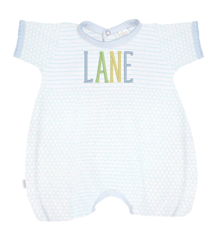 Blue Pinstripe Angel Bubble
