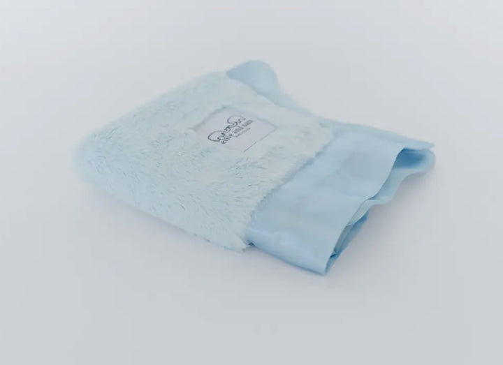 Luxury Satin Border Blue Lovey
