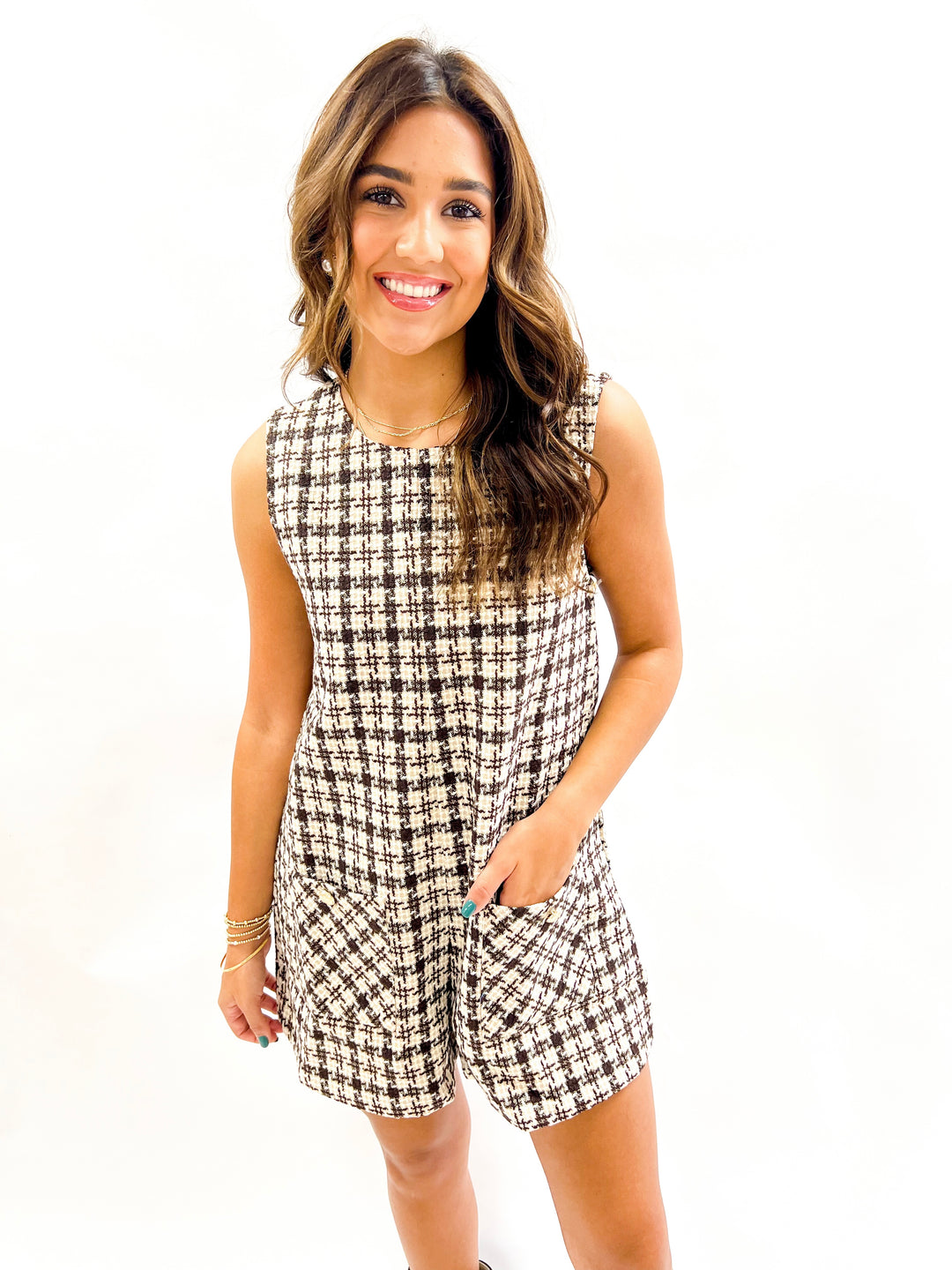 Brown Stassi Romper