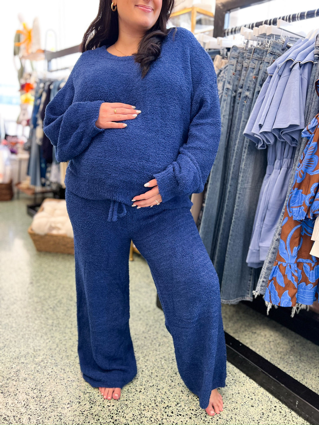 Blue Breeze Sweater & Pant Set