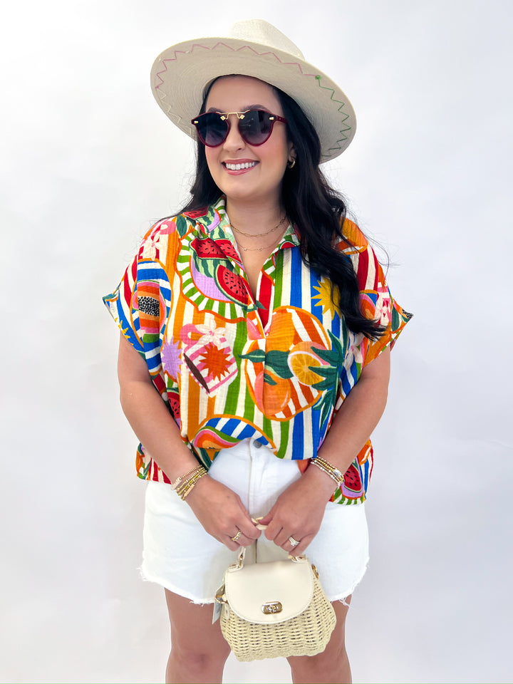 Tropical Island Collard Top
