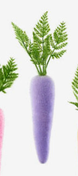 Pastel Flocked Carrots