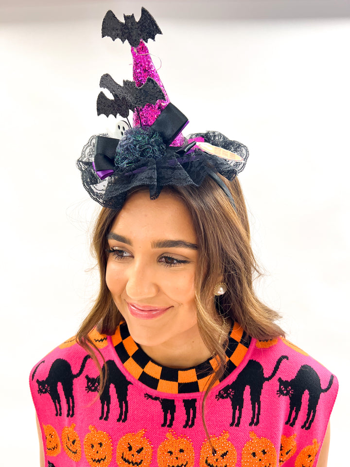 Light Up Witch Hat Headband