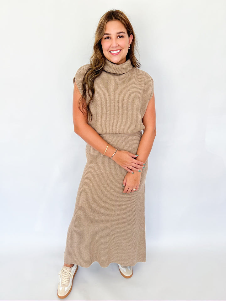 Crosby RIbbed Turtleneck Vest