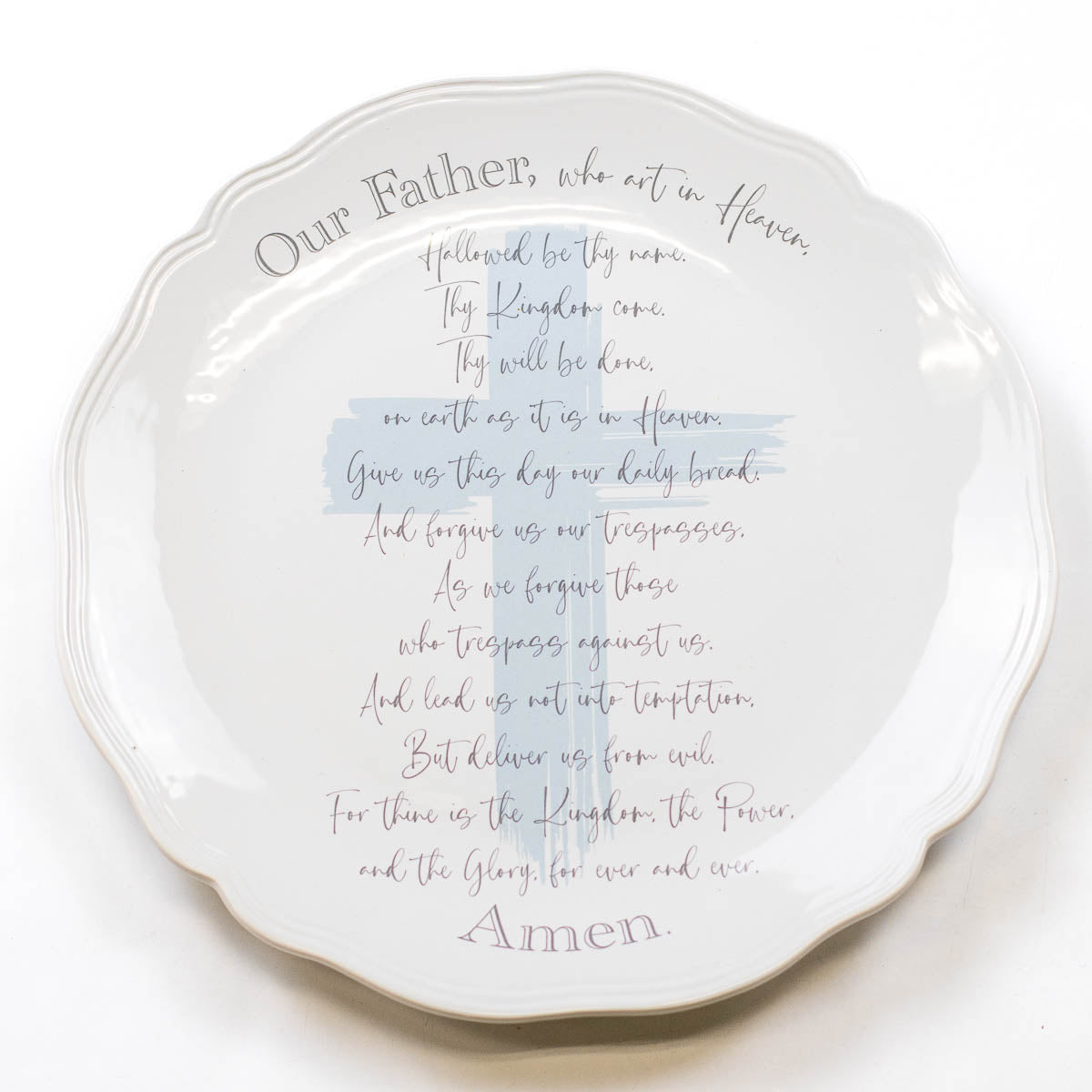 Lord’s Prayer Round Platter