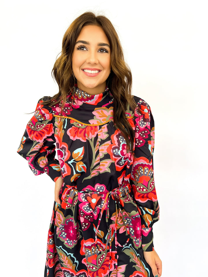 Cosmic Floral Ryder Dress
