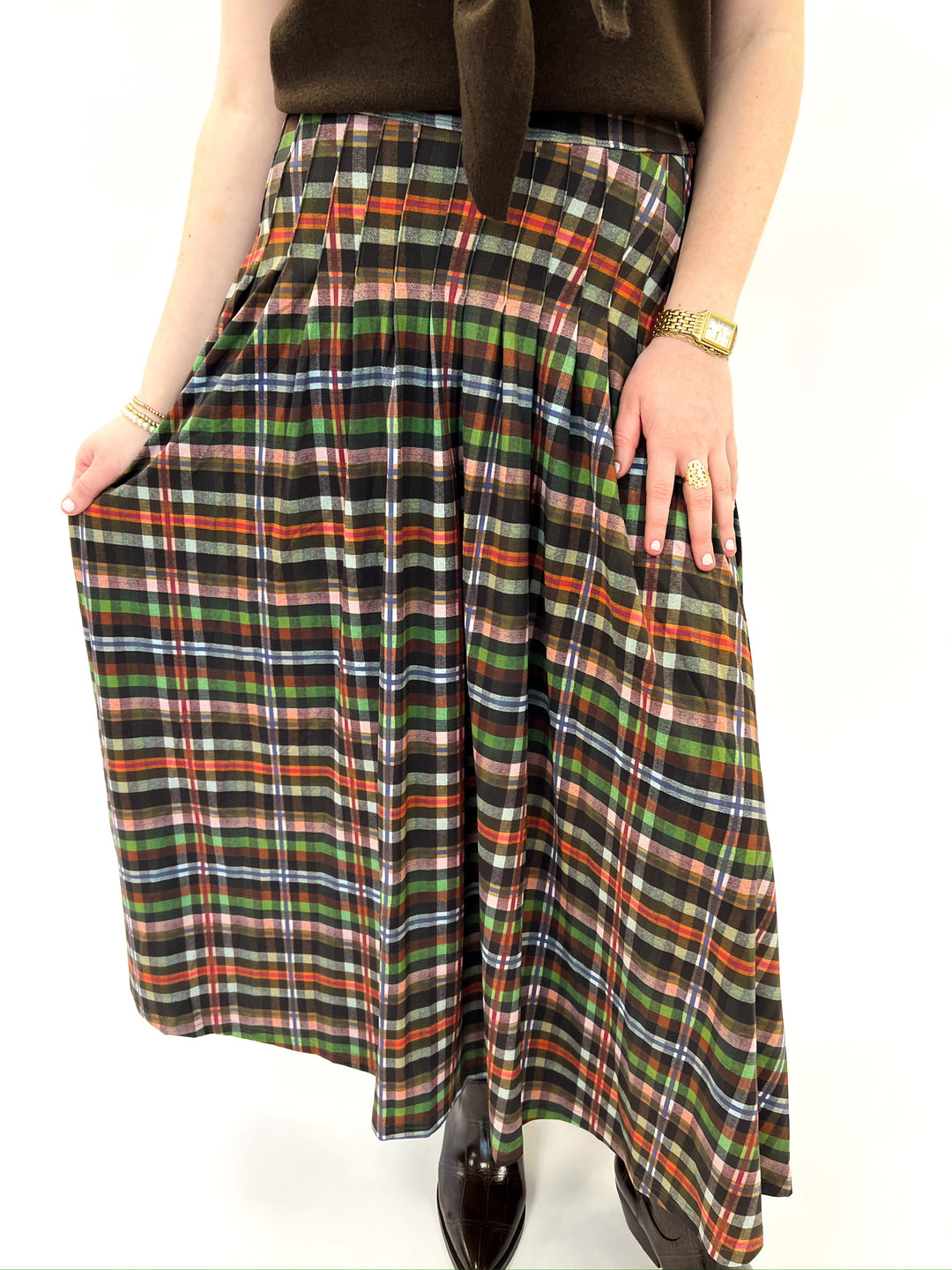 Stockholm Plaid Skirt