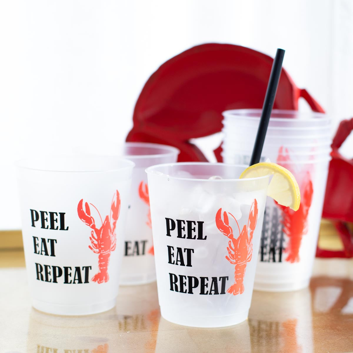 Peel Eat Repeat Cups Set of 10