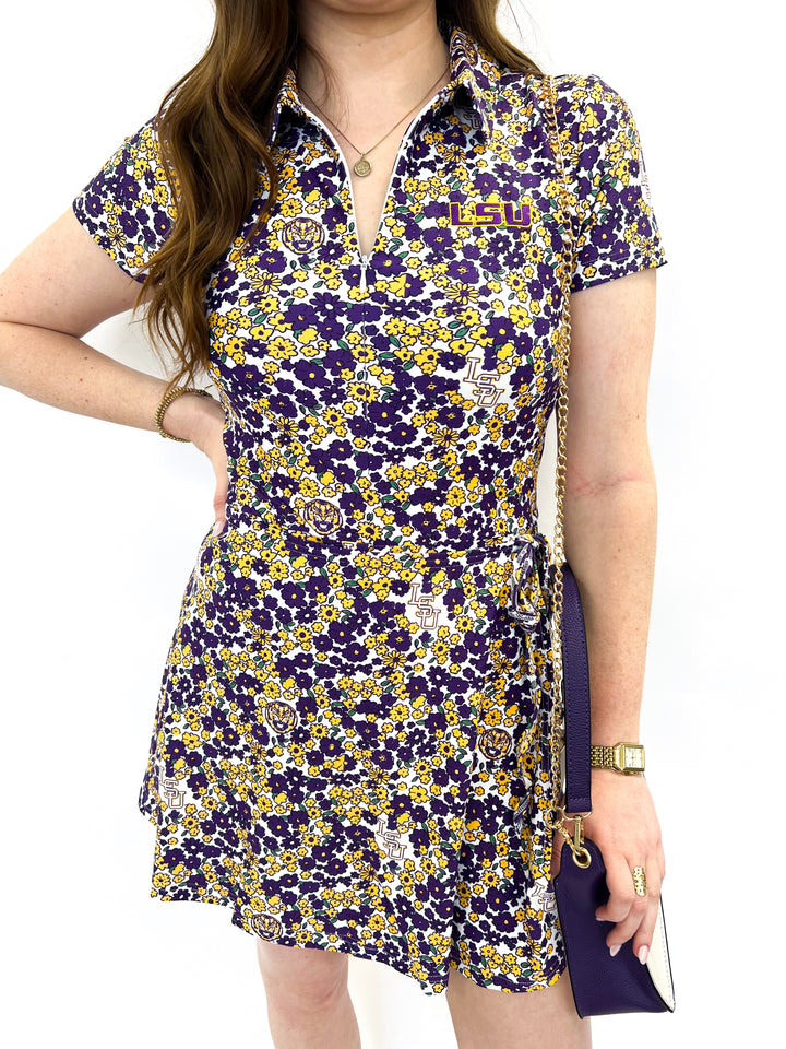 LSU Floral Ivy Dress