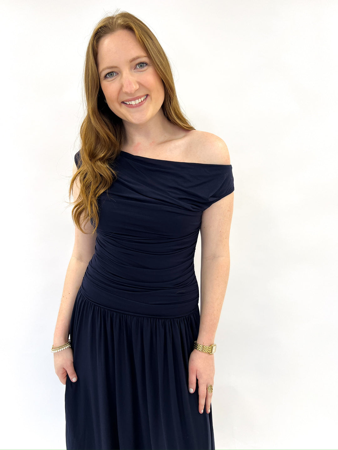 Larson Drop Waist Maxi Dress