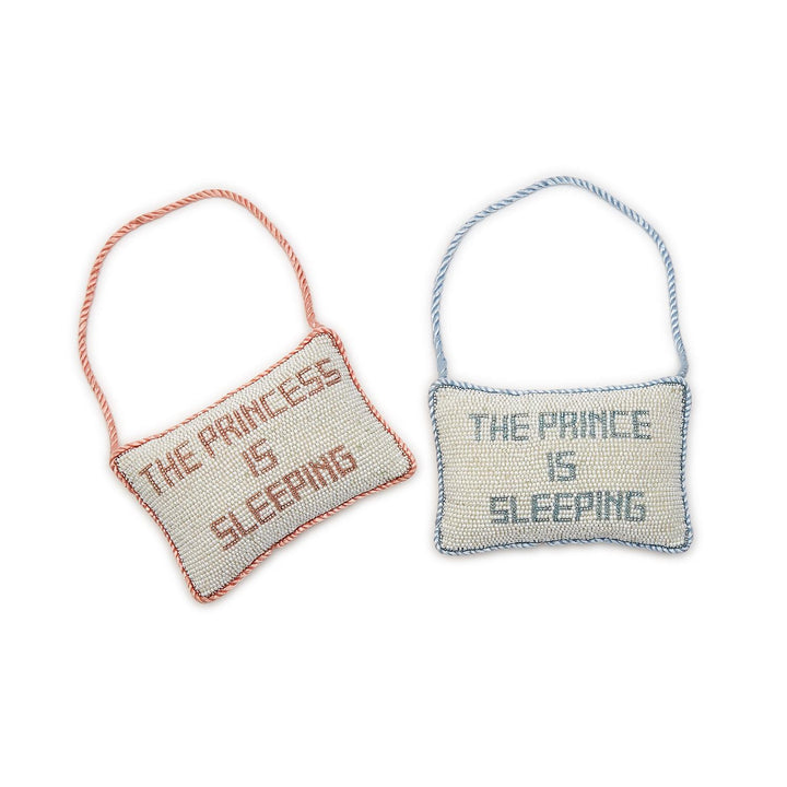 Beaded Prince/Princess Door Hanger Pillow