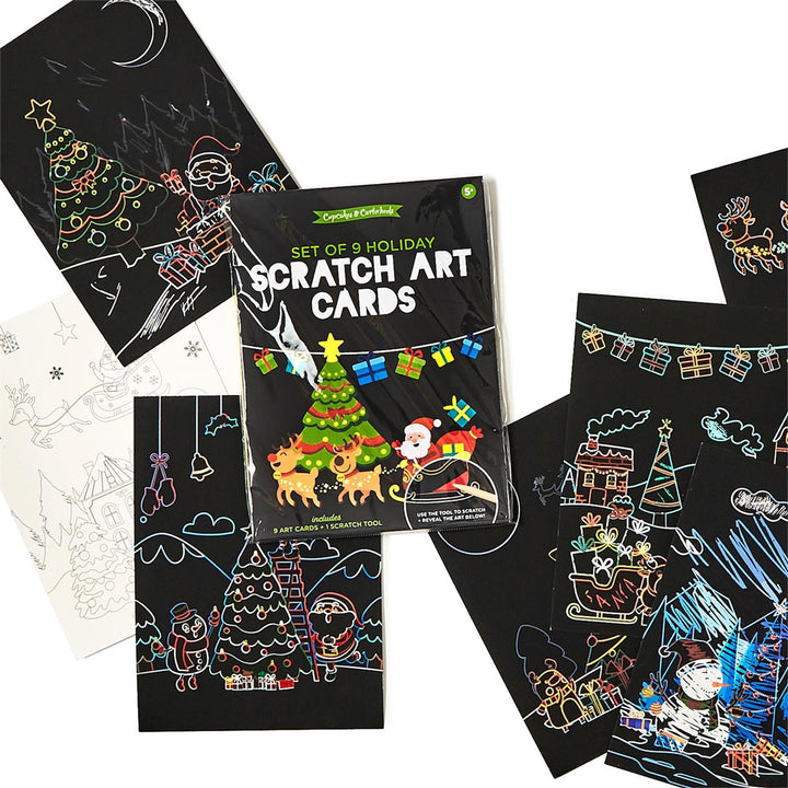 Christmas Scratch Art Cards