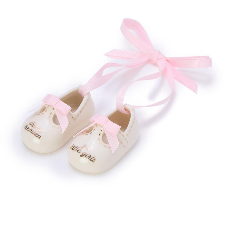 Thank Heaven Pair of Baby Shoes Keepsake Ornament