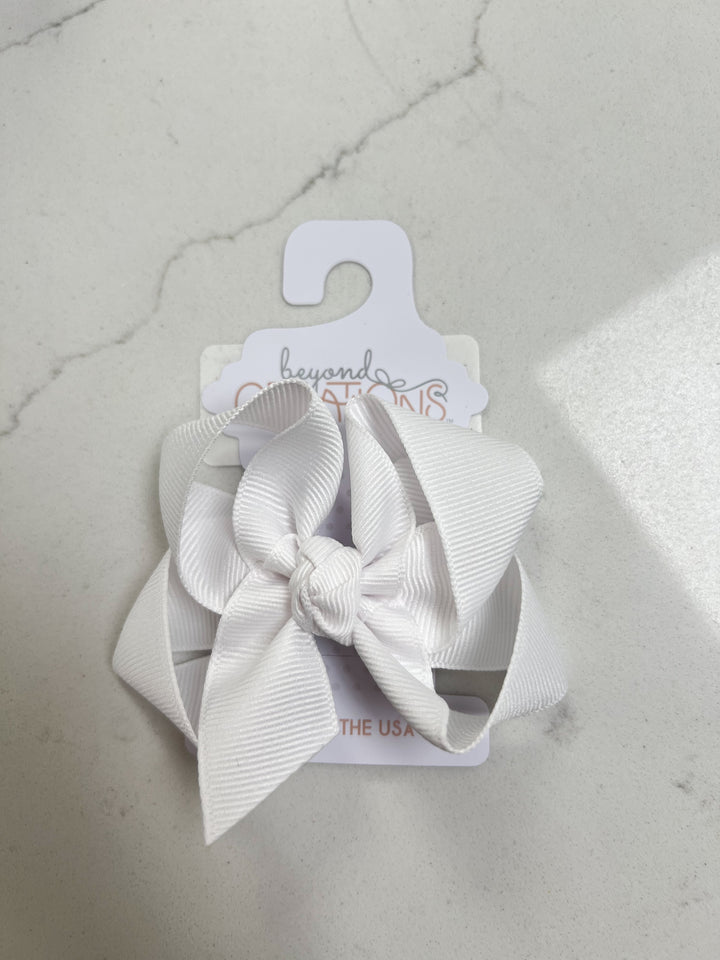 Medium Traditional Alligator Clip Bow