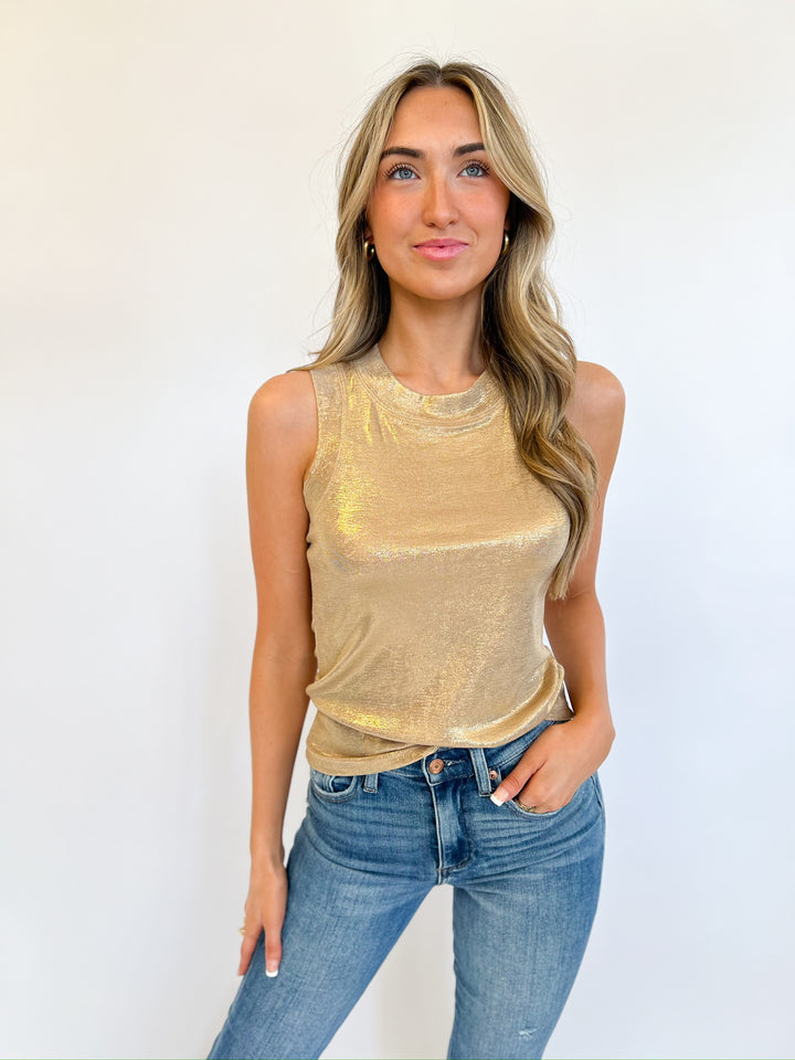 Gold Glitz Tank