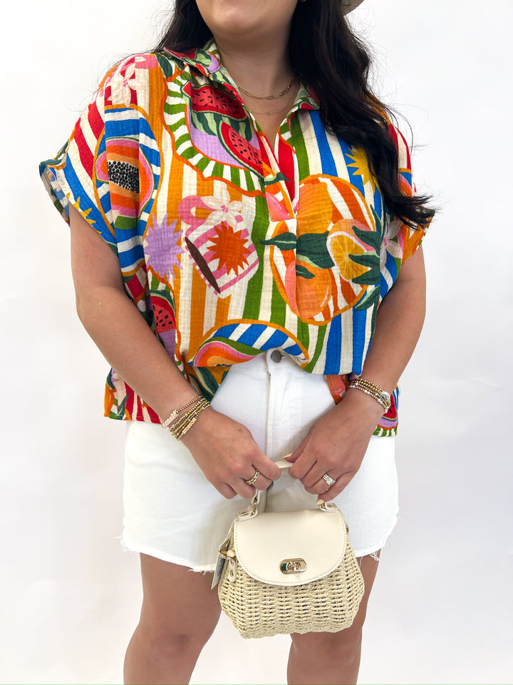 Tropical Island Collard Top