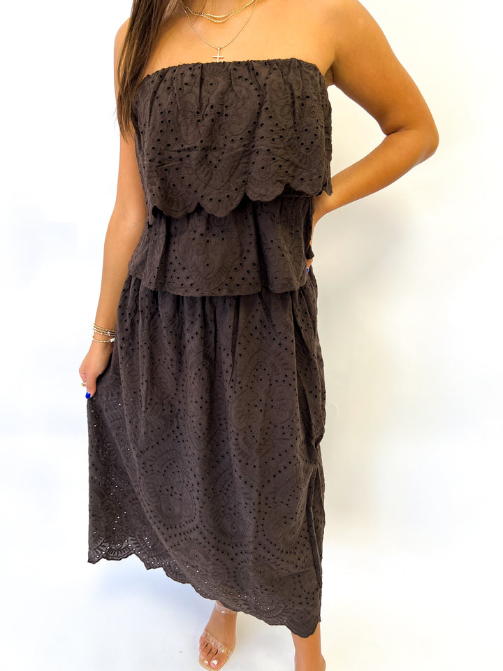 Dark Brown Double Vision Eyelet Set