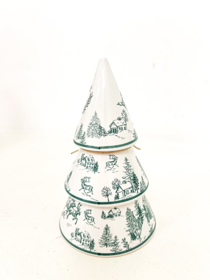 Small Green Toile Tree