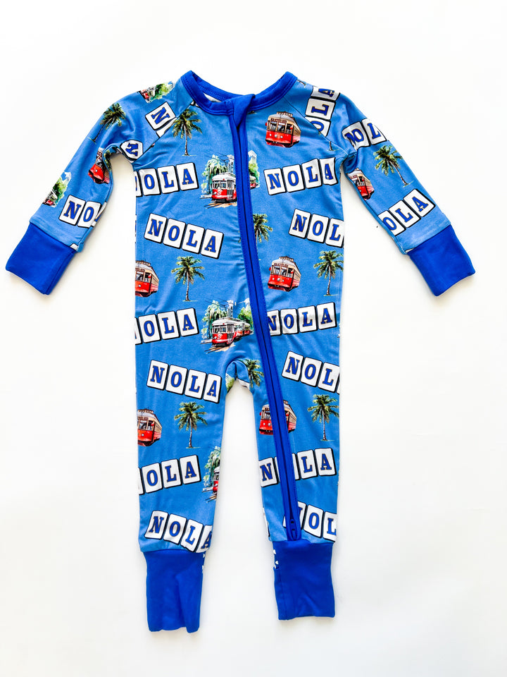 Canal Street Bamboo Zip-up PJ
