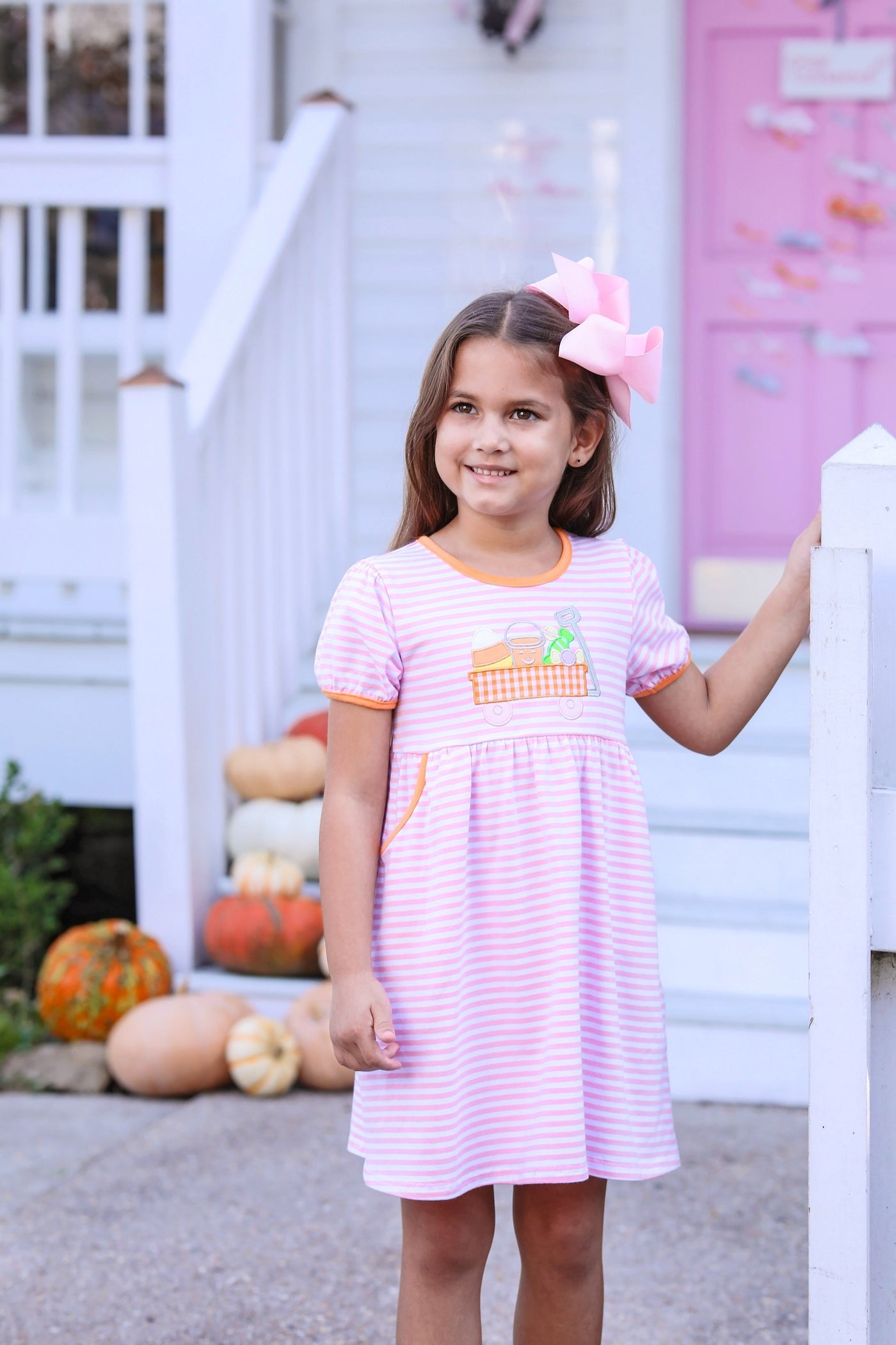 Halloween Wagon Girls Dress