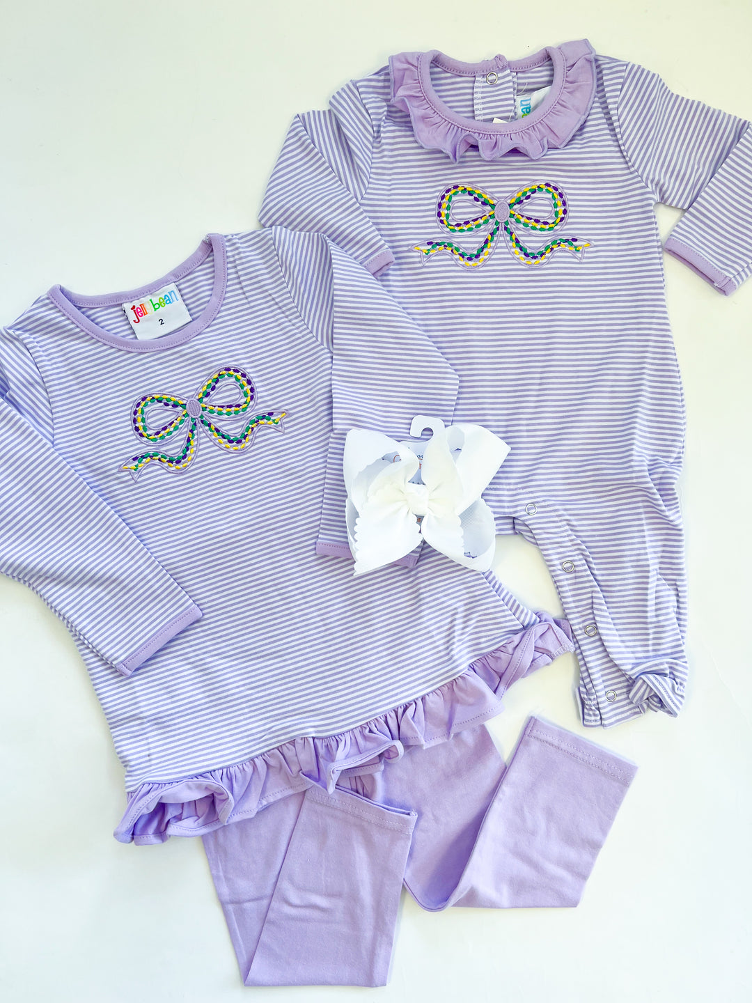 Bon Temps Bow Ruffle Romper