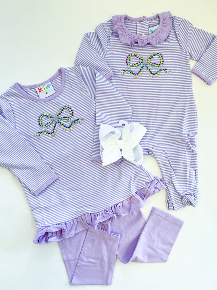 Bon Temps Bow Ruffle Romper