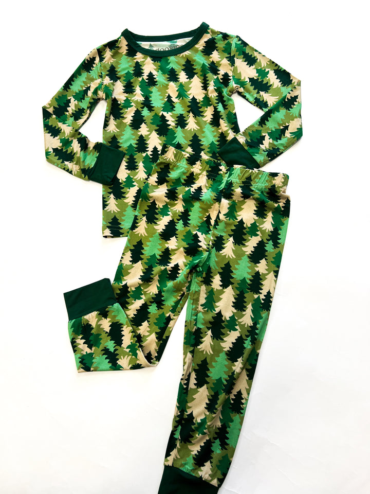 Evergreen Camo Pant Set Pajamas