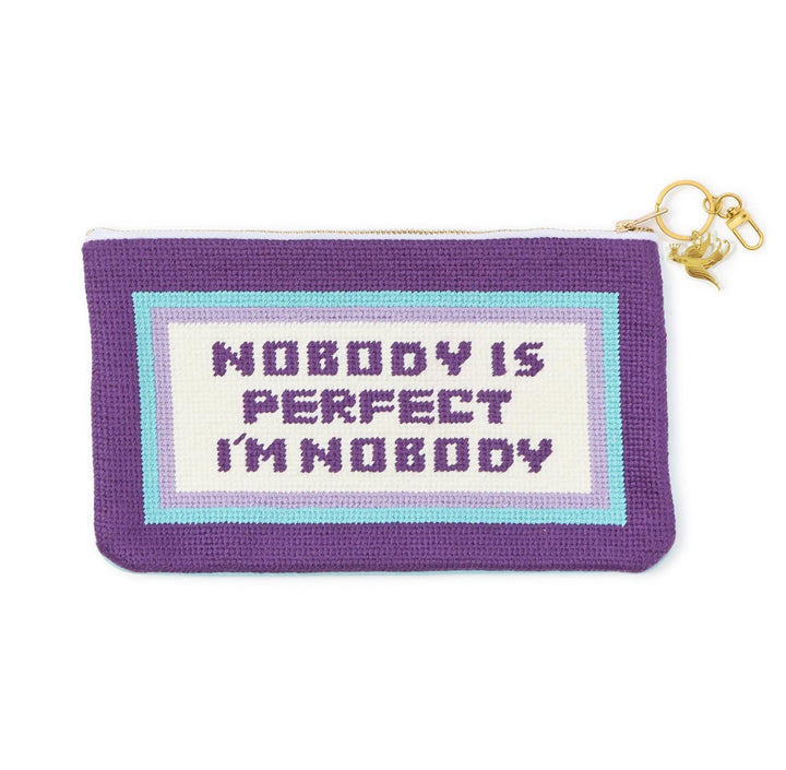 "Nobody Is Perfect" Pouch