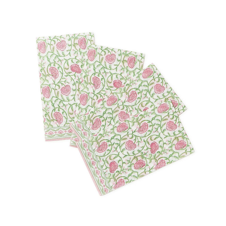 Floral Block Print Guest Towel