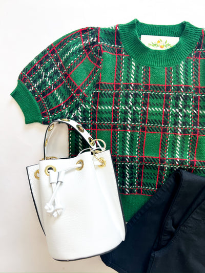 Pine Plaid Sweater